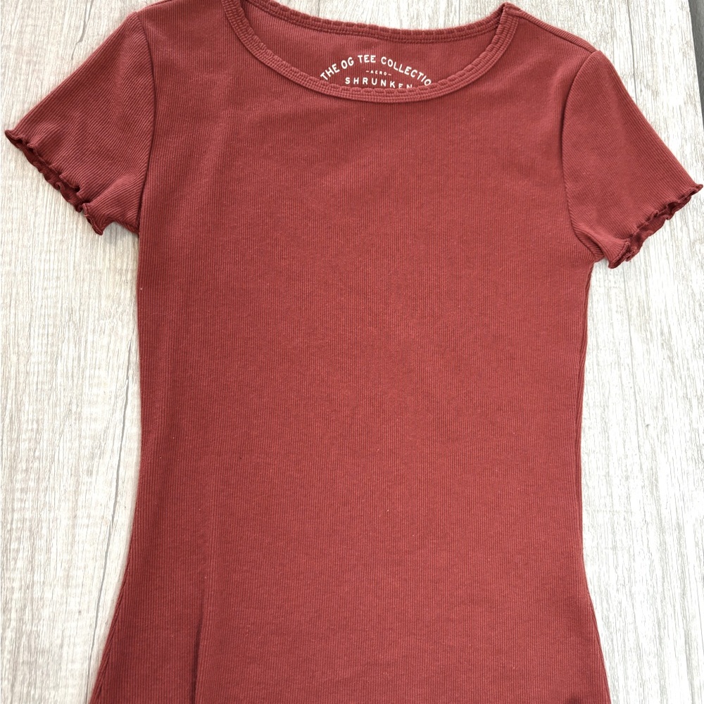 Aeropostale red tee size xs